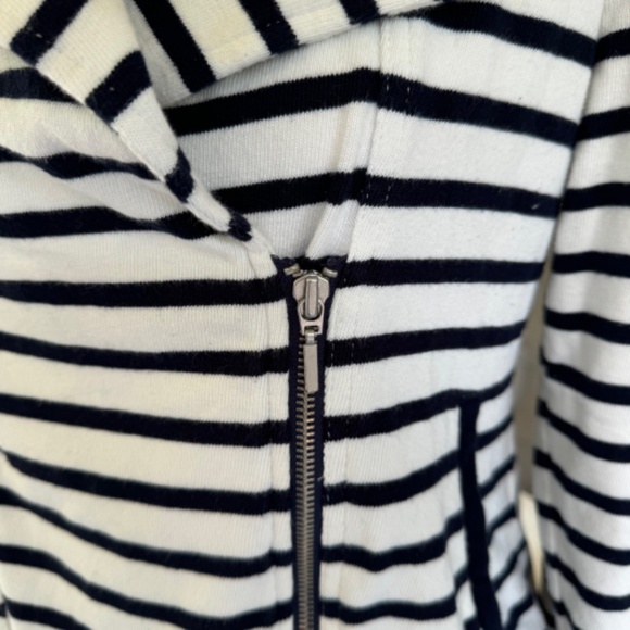 GAP Navy Stripe Moto Jacket - MP - Picture 5 of 8